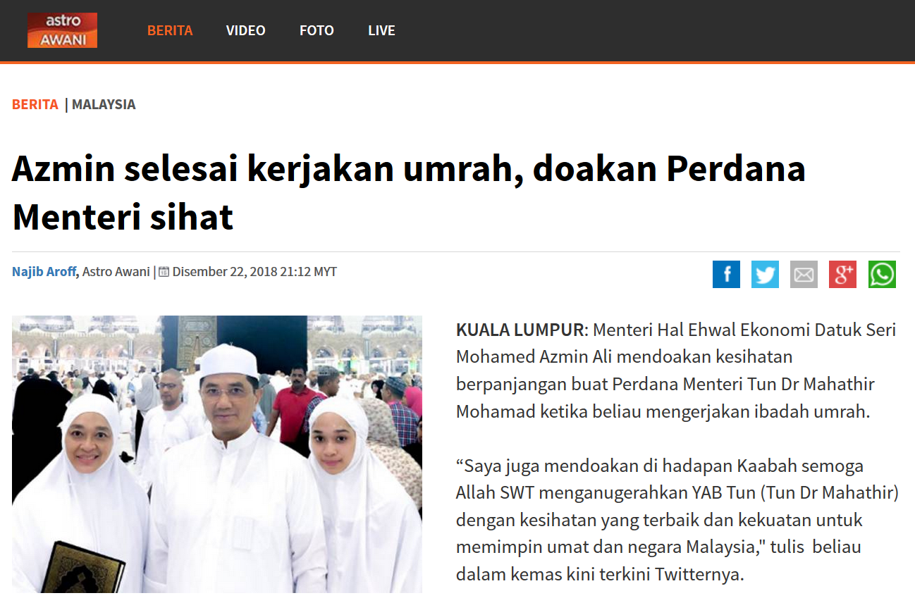 Malaysia, Malaysia Indicator, Azmin Ali, Mahathir, Anwar Ibrahim, PKR