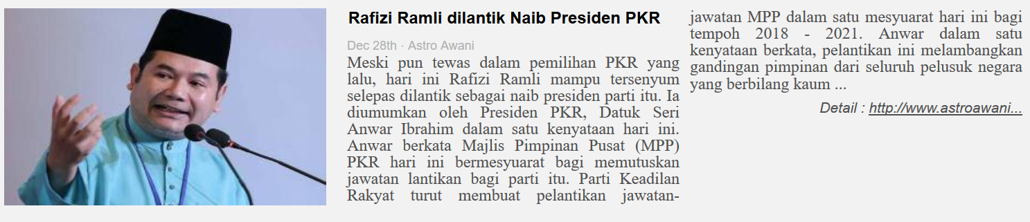 Malaysia, Malaysia Indicator, Rafizi, Azmin, Anwar, PKR