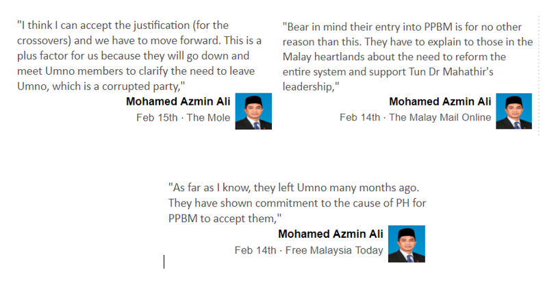 azmin ali, mahathir, ppbm, malaysia indicator,